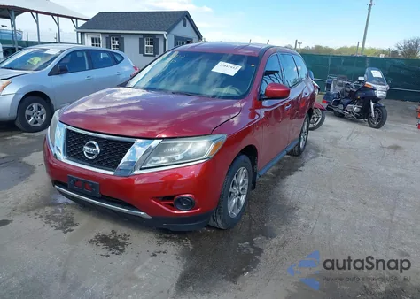 2014 Nissan Pathfinder S z USA, uszkodzony, nr VIN 5N1AR2MM2EC719481
